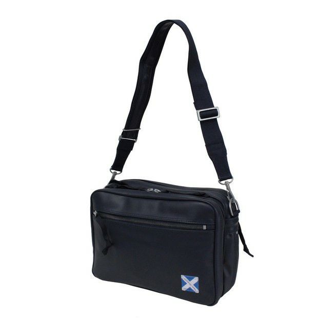 極美品 ラゲッジレーベル 吉田カバン ブラック 拡張型 ショルダーバッグ レザー 正規取扱店】吉田カバン LUGGAGELABEL ラゲッジレーベル ショルダー