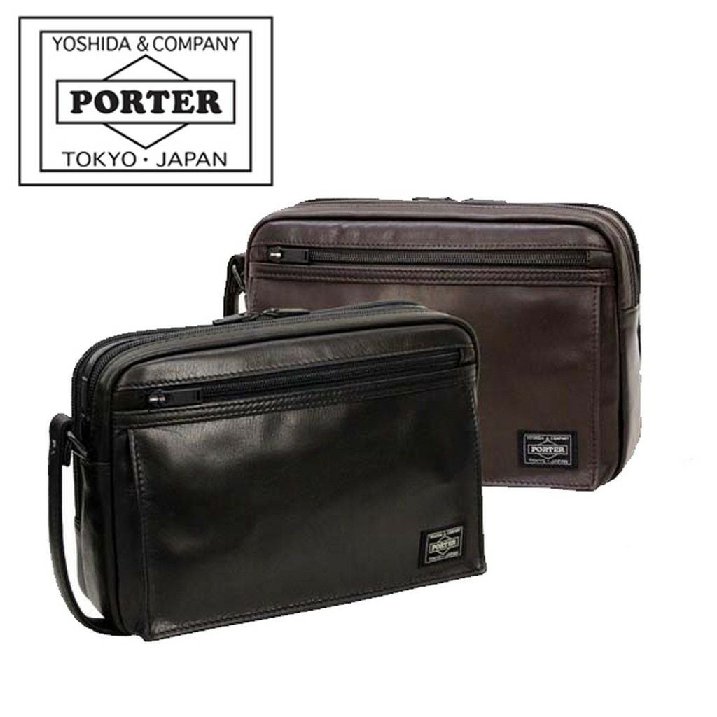 美品 POTER アメイズ オールレザー ウエストポーチ ウエスト ボディバッグ AMAZE（PORTER） ポーター アメイズ ウエストバッグ 022-03796 ボディ