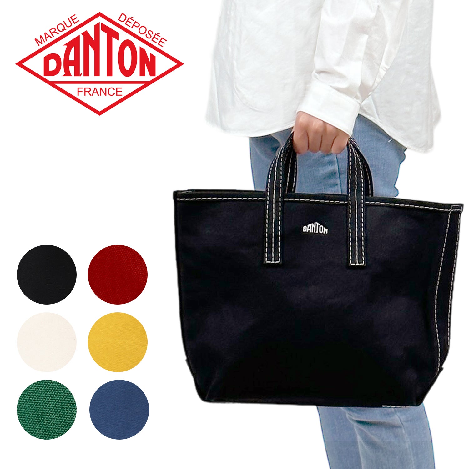 ダントン　トートバッグ 正規取扱店】 DT-H0052LCS ダントン COTTON CANVAS TOTE BAG SMALL