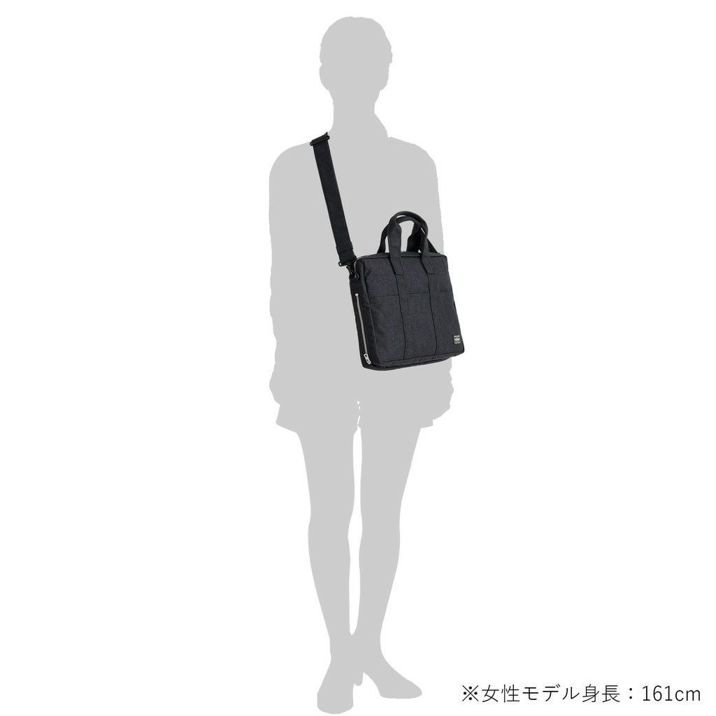 PORTER ポーター スモーキー ブリーフケース(S) ブラック　通勤通学 SMOKY（PORTER） ポーター スモーキー 2WAYブリーフケース A4 592