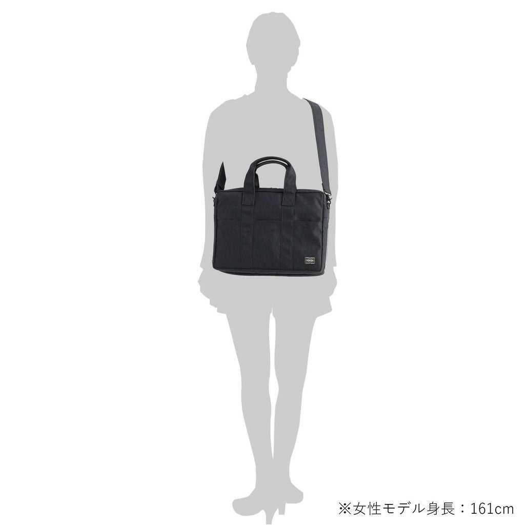 美品　PORTER スモーキー ブリーフケース ビジネスバッグ 2way 2層 ポーター スモーキー 2WAYブリーフケース 592-27530 PORTER / SMOKY