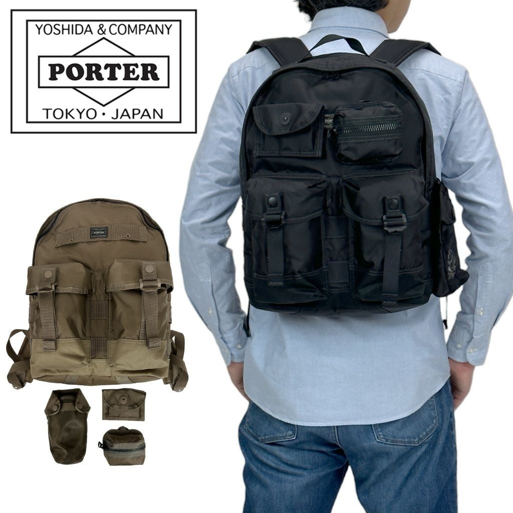 正規取扱店】 502-05958 ポーター DAYPACK with POUCHES