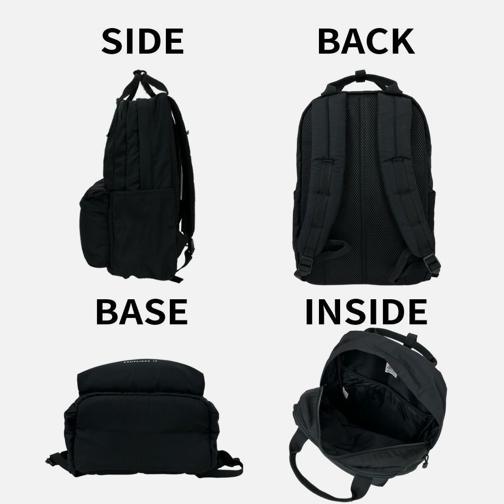 正規取扱店】 PEUPLIERS_17 ダントン POLYESTER TWILL BACKPACK