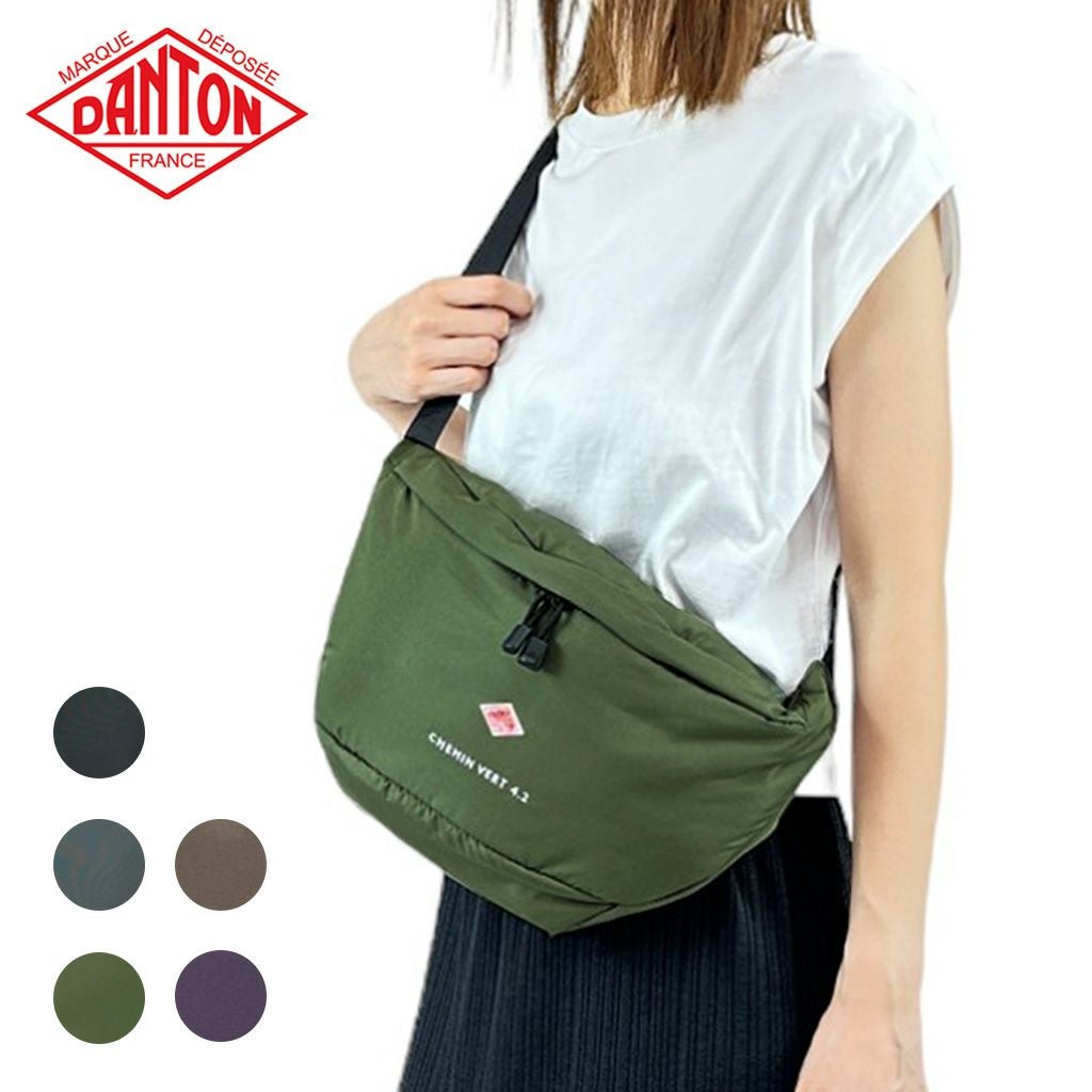 正規取扱店】 ダントン POLYESTER TAFFETA SLING BAG〈CHEMIN VERT 4.2