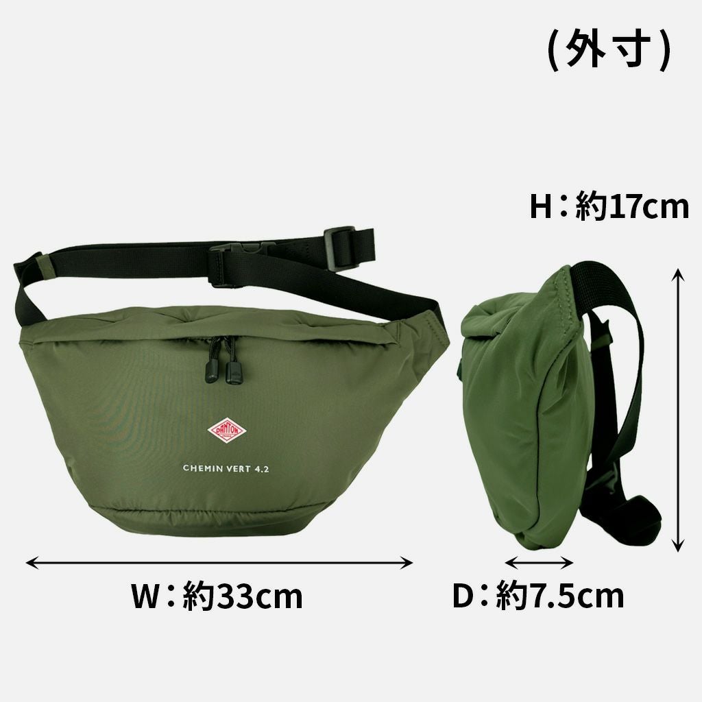 正規取扱店】 ダントン POLYESTER TAFFETA SLING BAG〈CHEMIN VERT 4.2