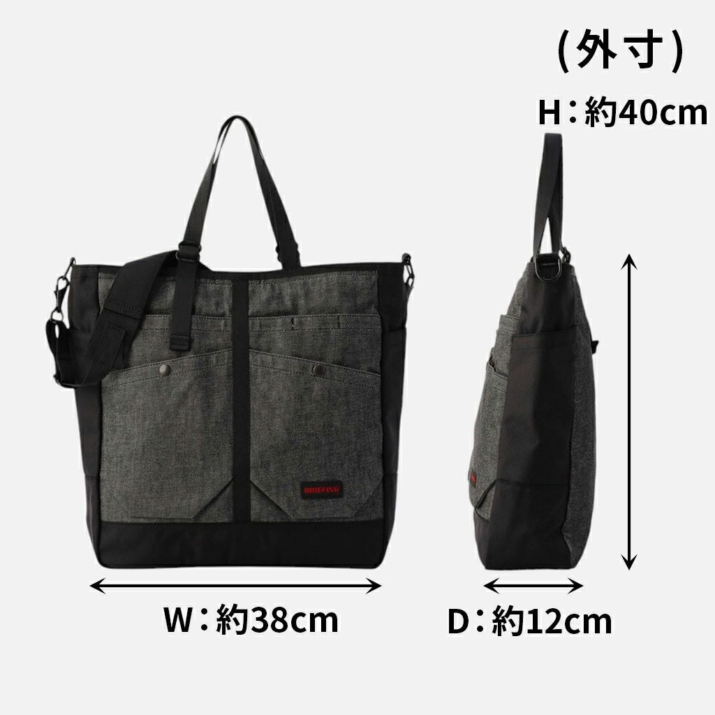 ブリーフィング　WORK PURSE ケース ブラックデニム BRIEFING（ブリーフィング） ブラックデニム 財布 小銭入れ BRIEFING