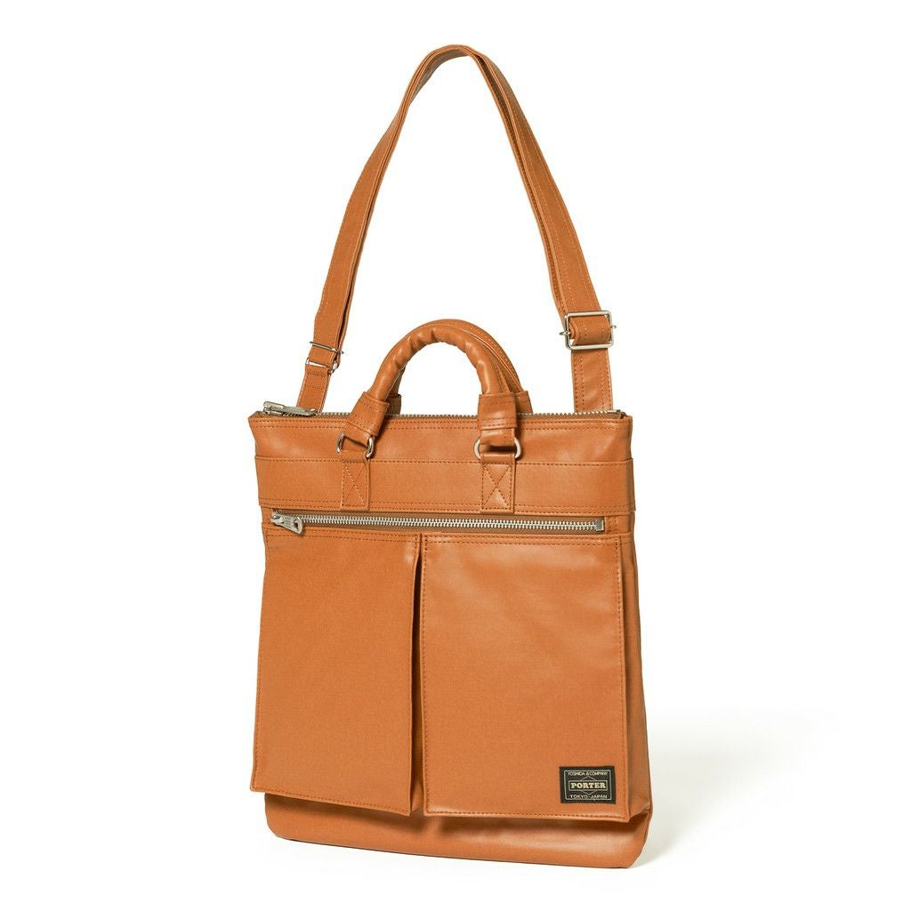 レザー ヘルメットバッグ PORTER ポーター アラウンド ブリーフケース ポーター フリースタイル ヘルメットバッグ 707-19117 PORTER / FREE