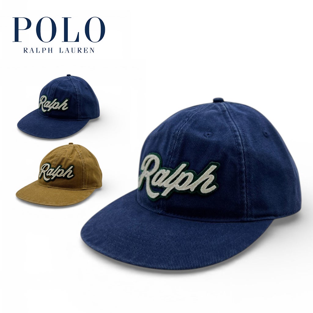 正規取扱店】 ラルフローレン The Ralph ロゴ ツイル ボール キャップ