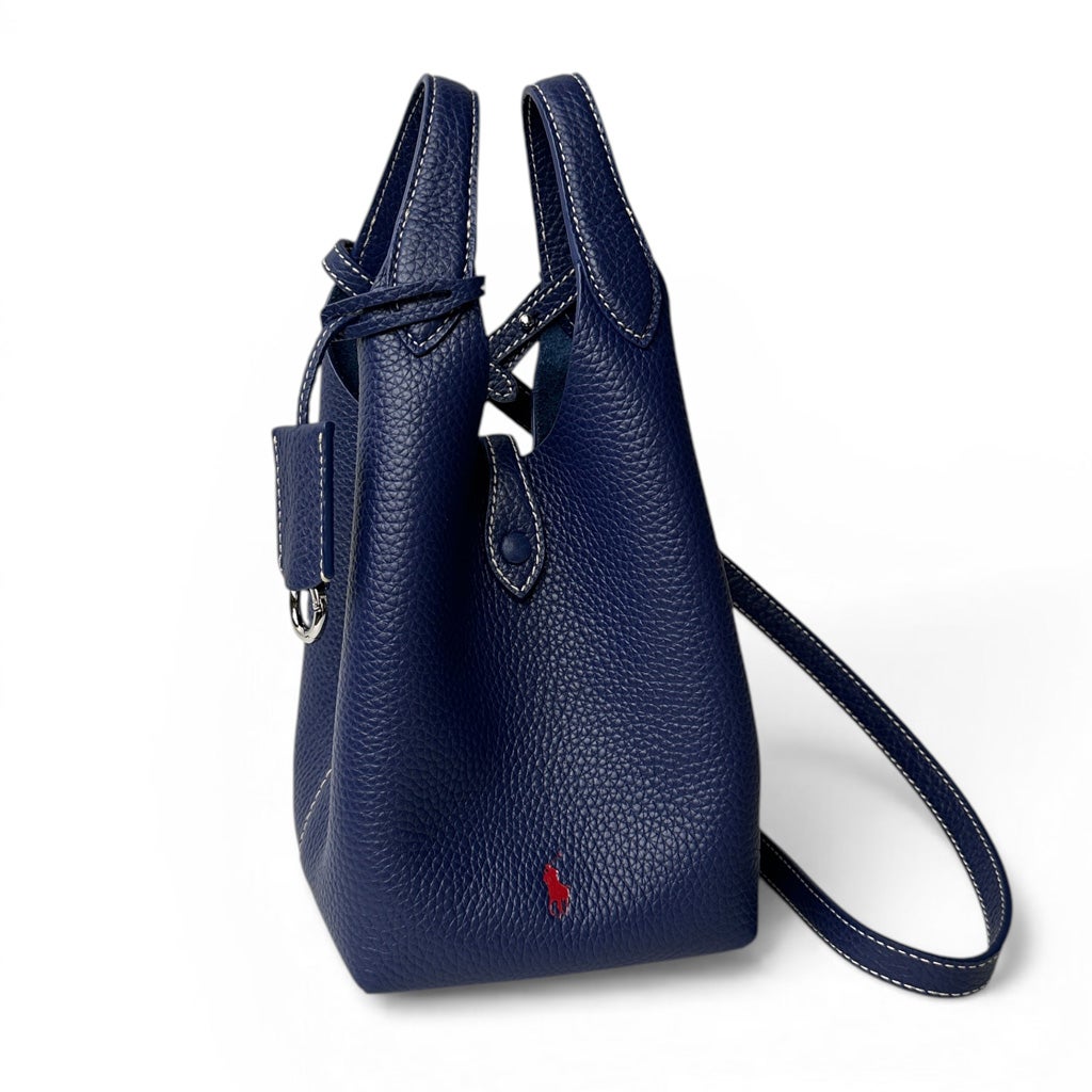 正規取扱店】 ラルフローレン Polo Play レザー スモール トート