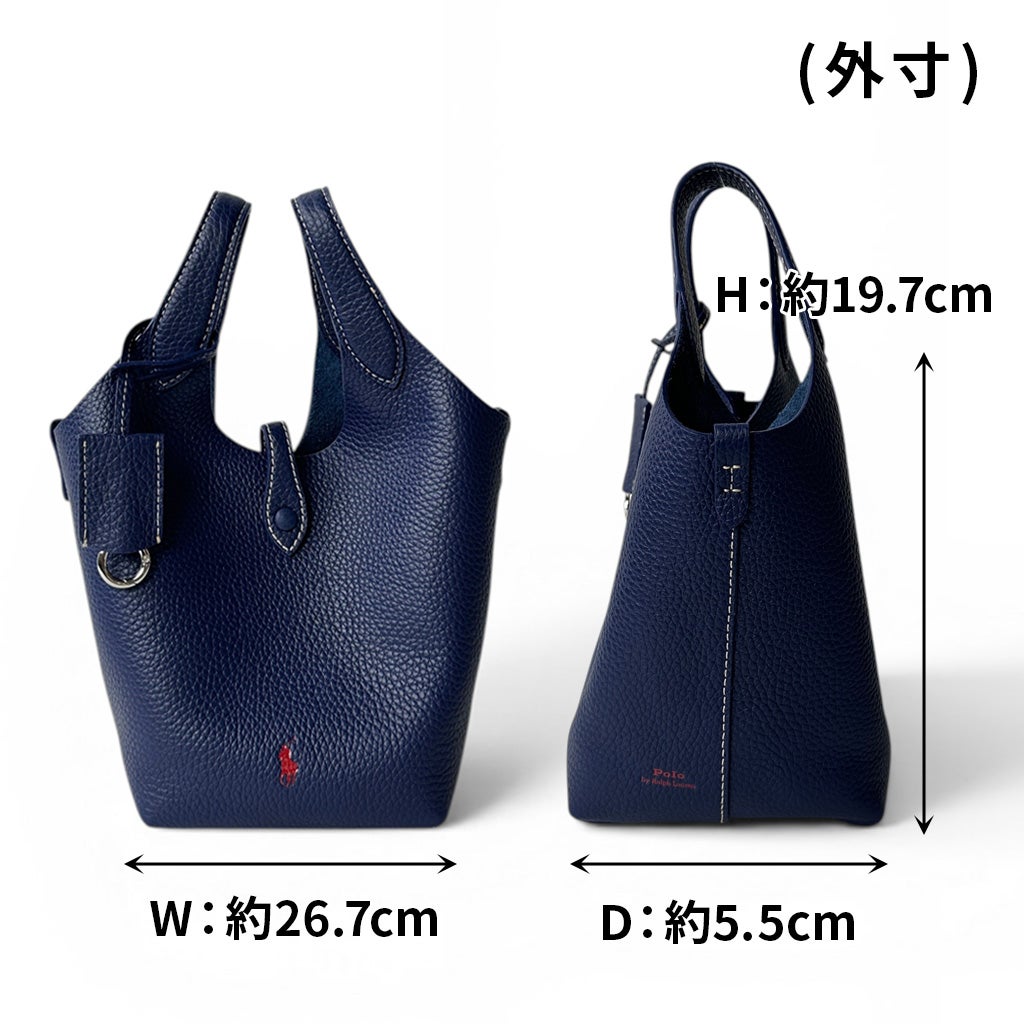 正規取扱店】 ラルフローレン Polo Play レザー スモール トート