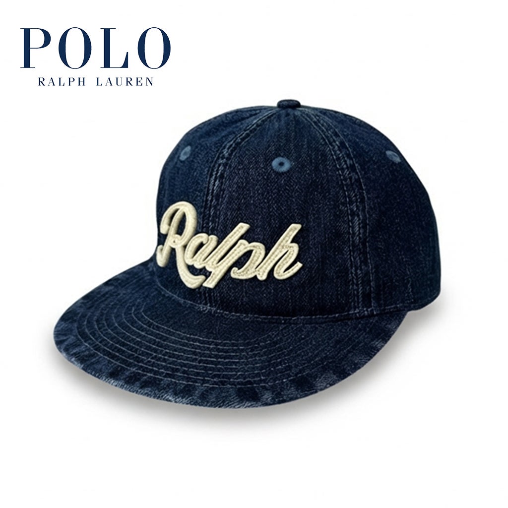正規取扱店】 ラルフローレン The Ralph ロゴ デニム ボール キャップ