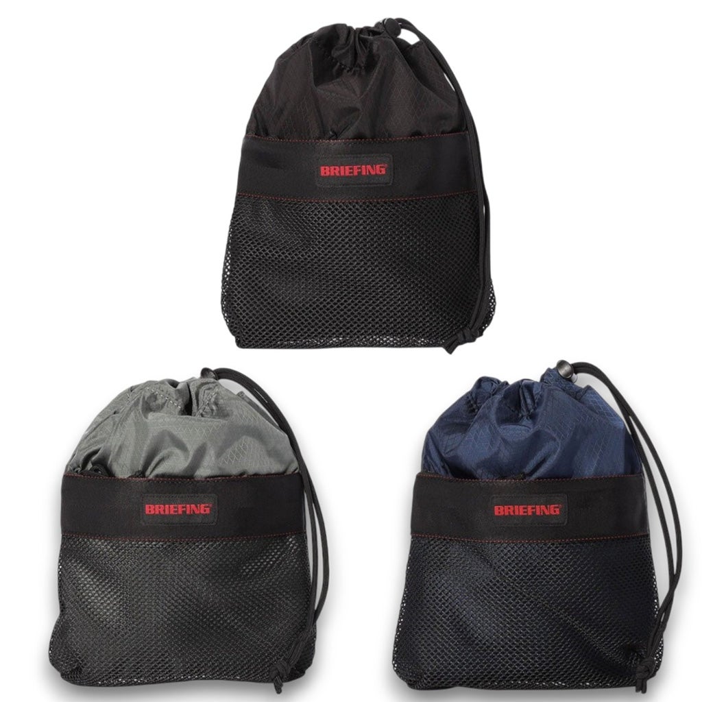 正規取扱店】 ブリーフィング MESH DRAWSTRING POUCH S bra261g19