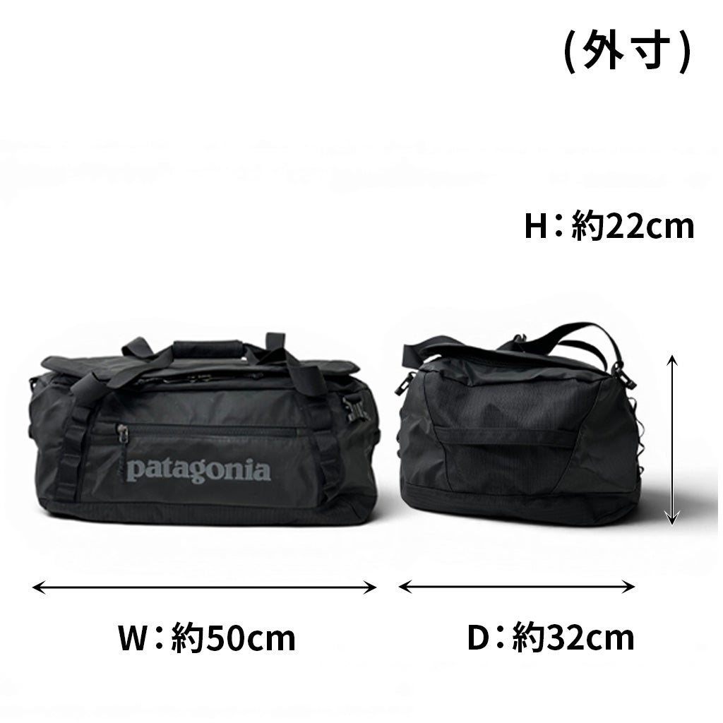 正規取扱店】 パタゴニア ブラックホール・ダッフル 40L 49339