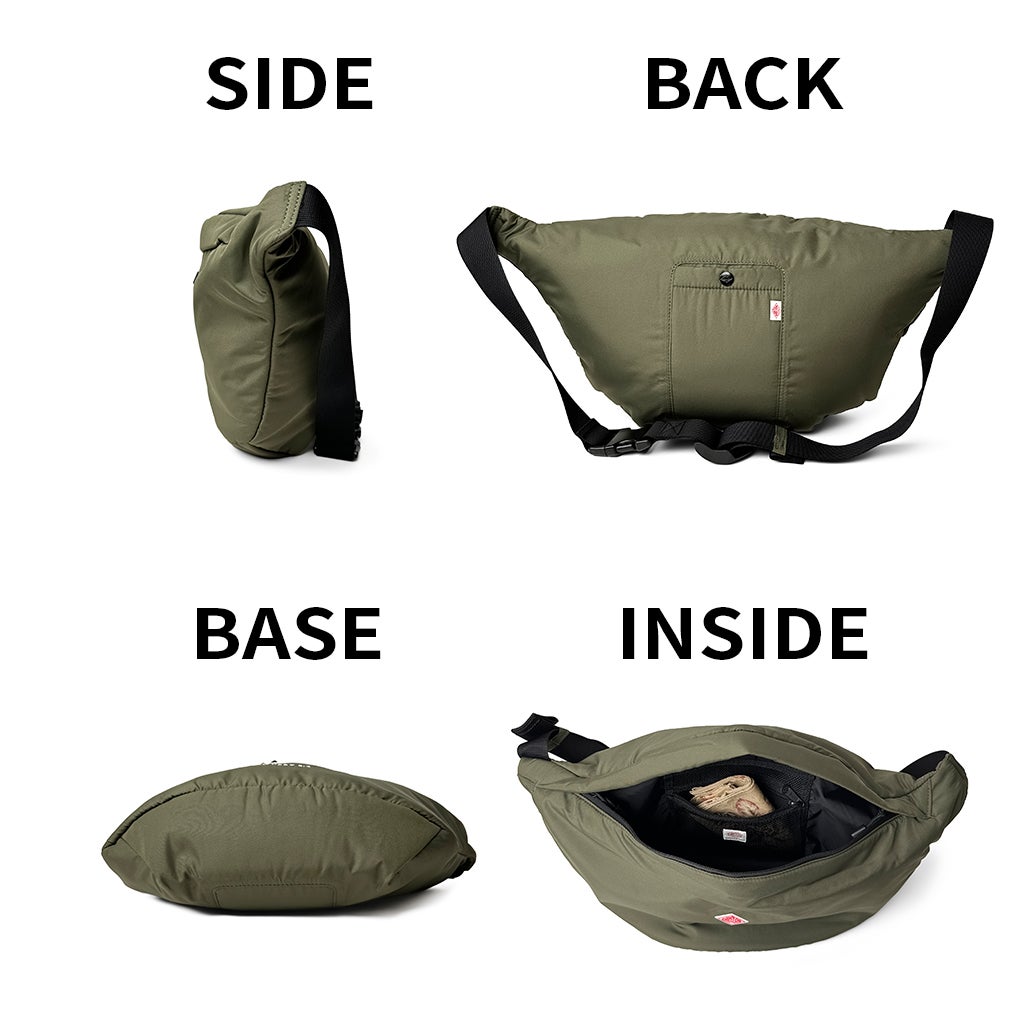 正規取扱店】 ダントン POLYESTER TAFFETA SLING BAG chemin_vert_8